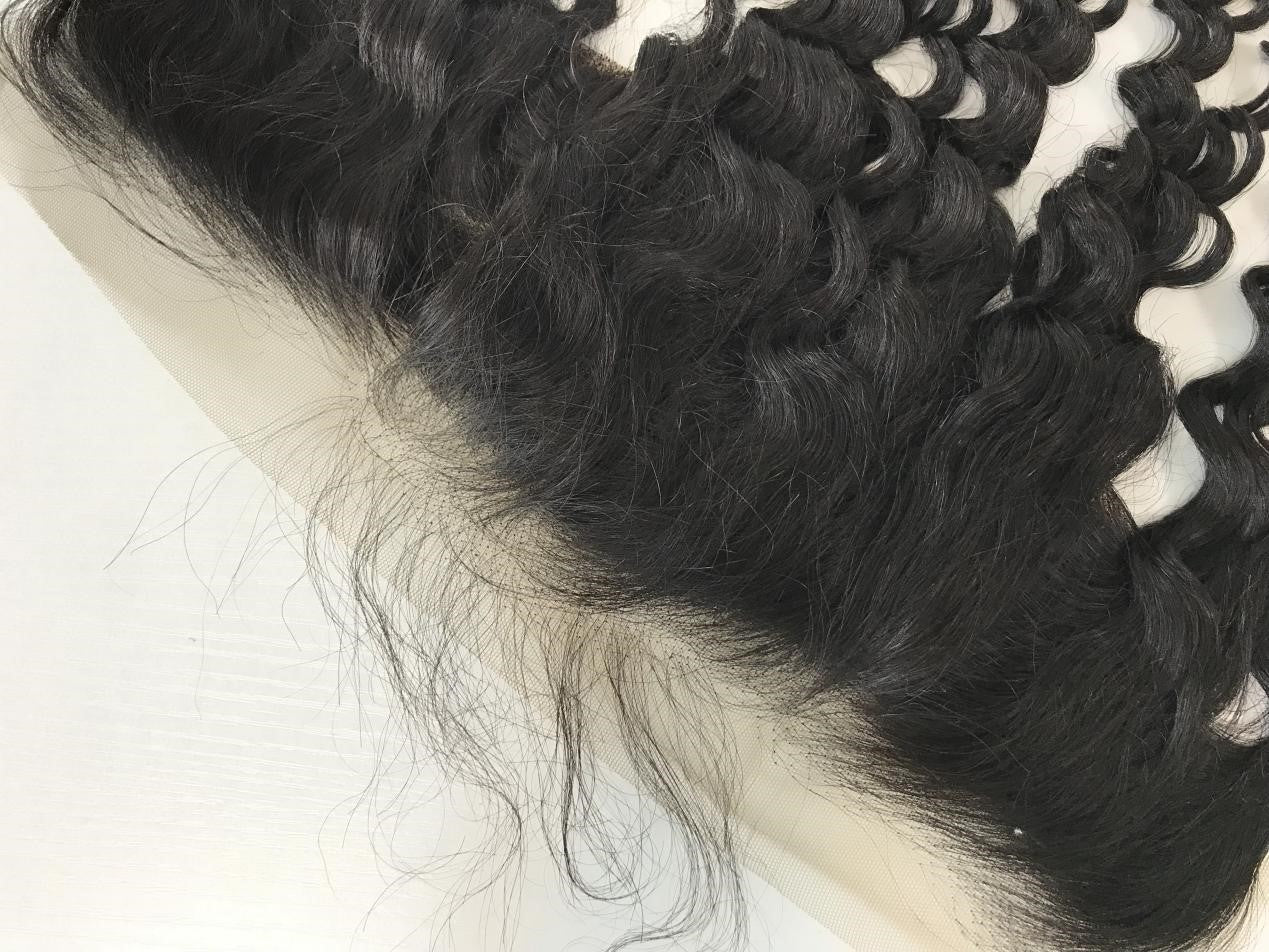 13x4 Lace Frontal Deep Wave Silver Range