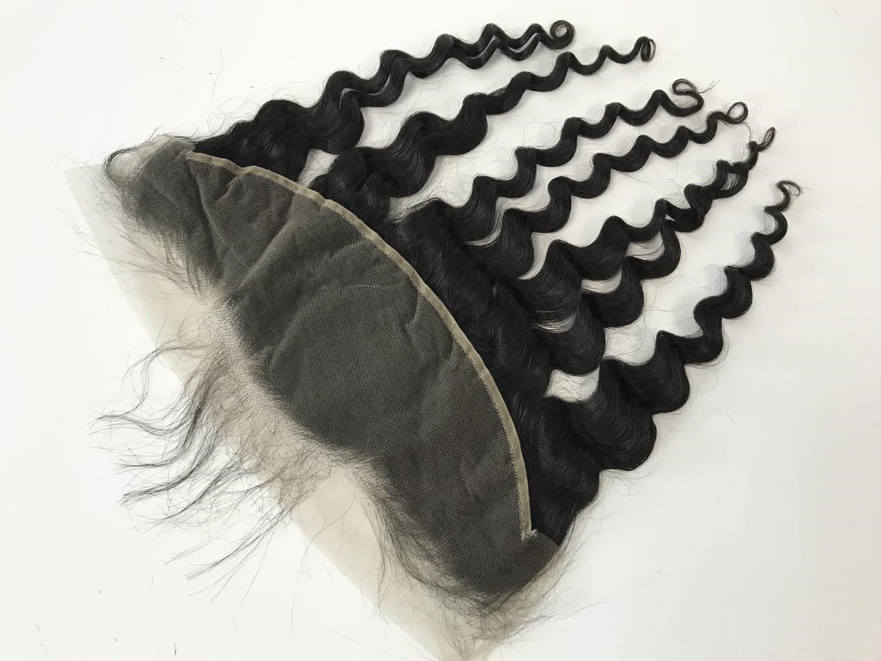 13x4 Lace Frontal Deep Loose Silver Range