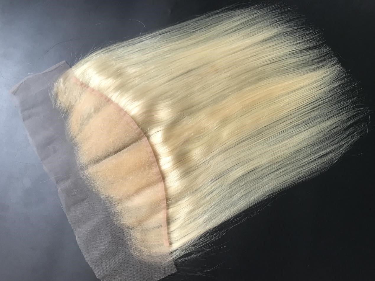 13x4 Single Donor Frontal 613 blonde Straight