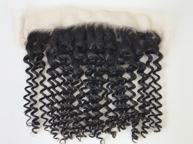 13x4 Single Donor Normal Trans Light / medium brown Deep Wave