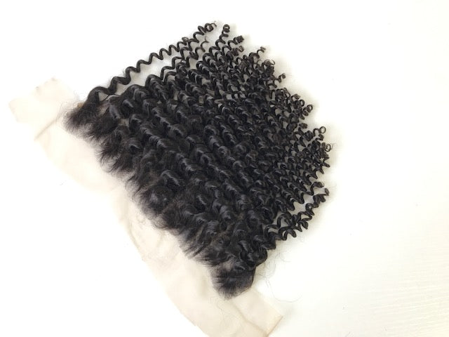 13x4 Lace Frontal Kink Curl Silver Range