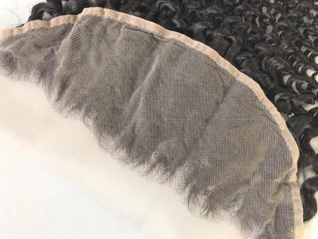 13x4 Lace Frontal Kink Curl Silver Range